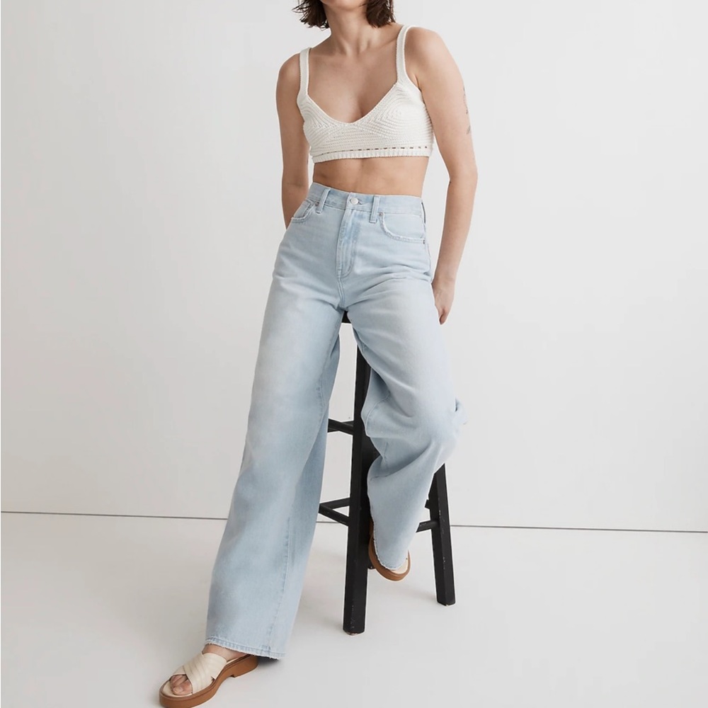 Superwide-Leg Jeans In Lafontaine Wash